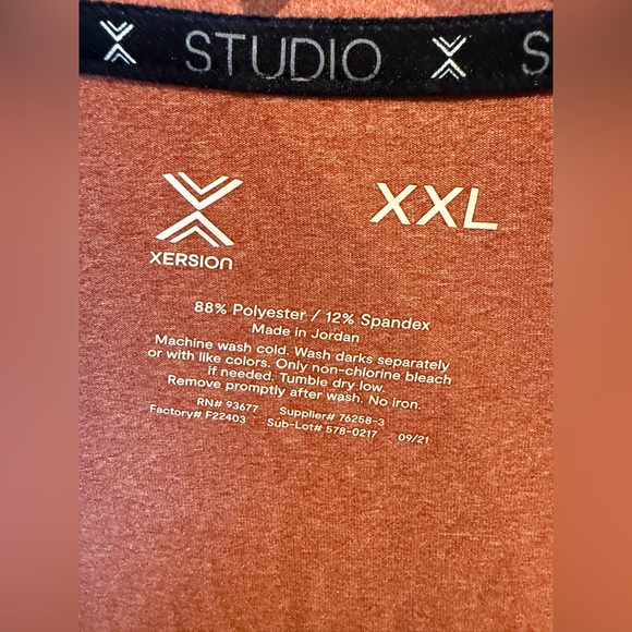 Rust Orange Zip-Up Jacket xxl - Picture 4 of 9